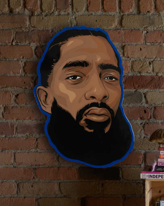 NIPSEY - Wood Cutout