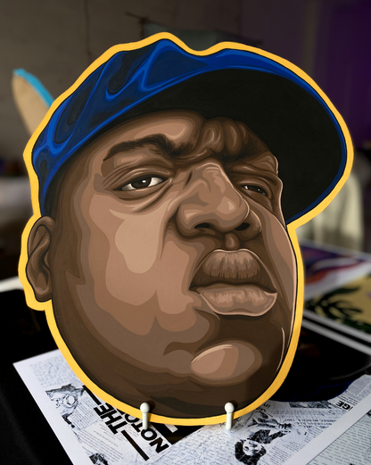 BIGGIE - Wood Cutout