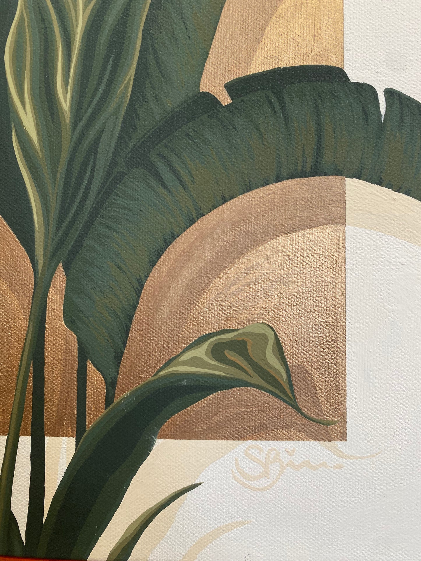 B LEAVES - Original Painting